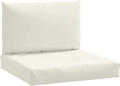 Produktbild von vidaXL Palettenkissen 2-tlg. Melange Creme Stoff
