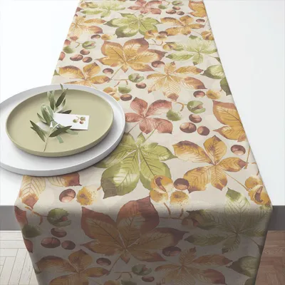 Obrázek produktu pro Podzimní ubrus 40 x 150 cm Kaštan