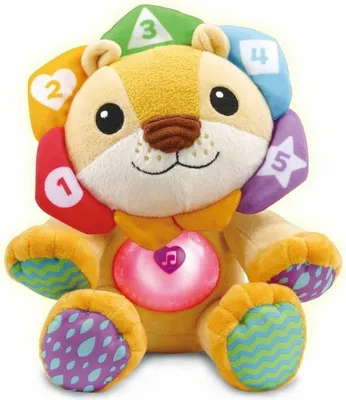 Produktbild von VTech Leo Lernlöwe, 0,5 Jahr(e), Mit Ton, Batterien erforderlich, AAA, Plüsch, Mehrfarbig