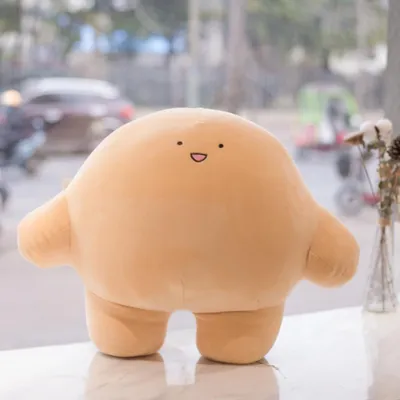 Zdjęcie produktu dla 40CM Cute Plush Toy Nadziewane Kształt zwierząt dla dzieci Dziewczyny śpiące Rzuć Poduszkę żółty