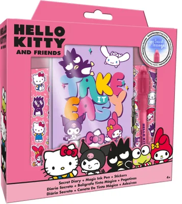 Image de Dziennik Hello Kitty z magicznym długopisem - Notatnik Premium dla Dzieci