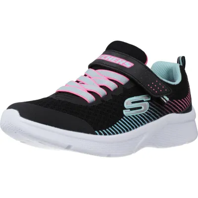 Produktbild von Skechers Microspec Mädchen Sneaker in Schwarz, Größe 34