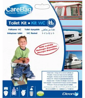 Productafbeelding van Carebag Meeneemtoilet Opvouwbaar (1 set)