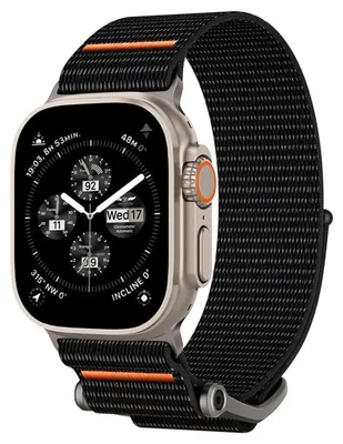 Obrázok produktu pre Spigen AMP05981, Skupina, Smartwatch, Čierna, Apple, Apple Watch Ultra 1 / 2 (49mm) Apple Watch Series 9 / 8 / 7 (45mm) Apple Watch Series SE 2 / SE /..., Nylon