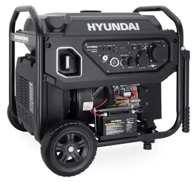 Produktbild von HYUNDAI Benzin Stromerzeuger HY8000iE – 8.0 kW Inverter Generator mit ATS-Anschluss, E-START, Fernbedienung & ECO-Modus – ideal für Baustelle und als Notstromaggregat
