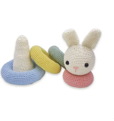 Produktbild von Hardicraft Häkelset Hase Stapelturm 22 cm - DIY Bastelset
