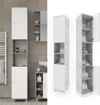 Produktbild von Badschrank Vicco Fynn Beton 30 x 190 cm, Model 24262