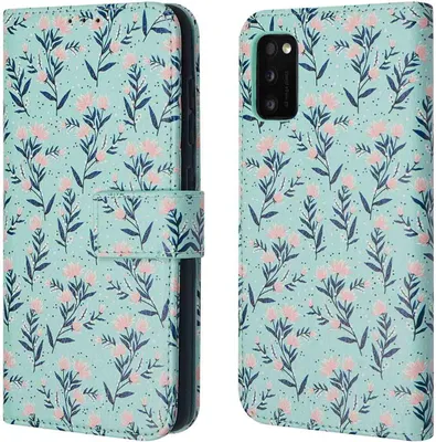 Obrázok produktu pre imoshion Designová knižnica pre Samsung Galaxy A41 - Blue Flowers
