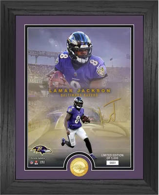 Obrázek produktu pro Lamar Jackson Baltimore Ravens NFL Podpis mince obrázek