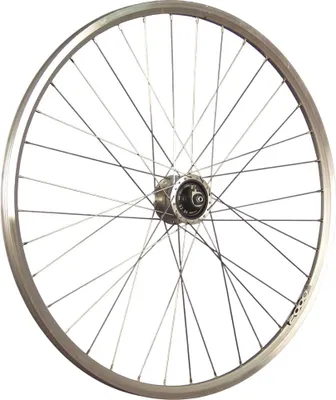 Produktbild von 28 Zoll Laufrad Vorderrad Hohlkammer Shimano Nabendynamo DH-3D72 Disc CL silber