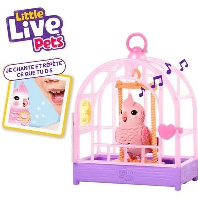 Produktbild von Interaktive Spielfigur "Rosie" aus der Little Live Pets-Reihe, die Geräusche wiederholt und mit ihrer Umgebung interagiert