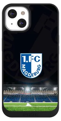 Produktbild von NIVOCASE Handyhülle für Apple iPhone 13 Hülle NIVOpure Case Schwarz Stadion 1. FC Magdeburg 1. FCM