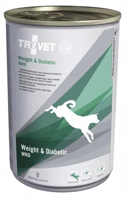 Produktbild von TROVET Weight & Diabetic 400g, Adult, Karotte, Huhn, Erbse, Schweinefleisch, 400 g
