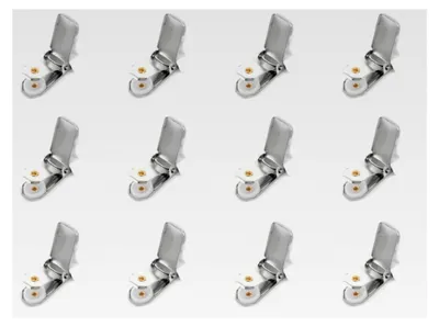 Produktbild von 12 Stück Gepolsterte Bettdeckenclips für rutschfeste Bettlaken und Steppdecken