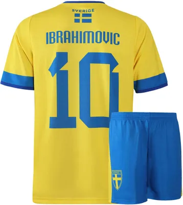 Produktbild von Schweden Trikot Set Ibrahimovic – Kinder und Erwachsener - 140