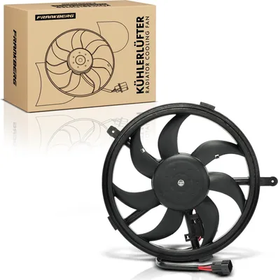 Obrázok produktu pre Frankberg 1x chladič motora s jedným ventilátorom s rámom ventilátora chladiča MINI Mini R56 R57 R55 R60 R61 Cooper D One D