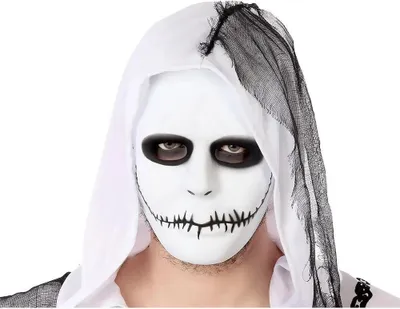 Produktbild von Atosa Halloween-pvc-maske Weiß  Weiß One Size