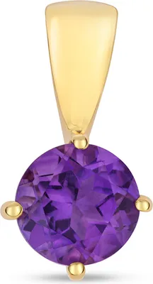 Produktbild von 9 Karat (375) Gold Damen - Anhänger mit Amethyst - 12mm*6mm; TRS3364