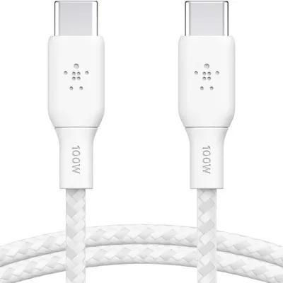 Produktbild von Belkin BOOST CHARGE, 2 m, USB C, USB C, USB 2.0, 0,48 Gbit/s, Weiß