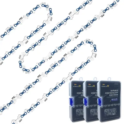 Immagine prodotto di 3 catene motosega da 40 cm, passo 3/8", spessore 1,3 mm, 57 maglie di trasmissione