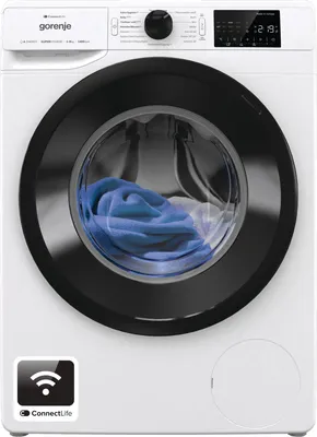 Produktbild von Gorenje WPNEI84A1TS Waschmaschine, 8kg, 1400 U/min., Dampffunktion, 15 Progamme, WaveActive Trommel, ConnectLife WIFI