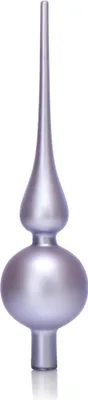 Produktbild von com-four® Weihnachtsbaumspitze matt - Christbaumspitze aus echtem Glas für Weihnachten - Tannenbaumspitze für den Christbaum, 28 cm