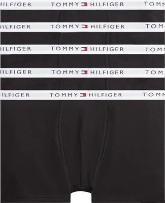 Productafbeelding van Tommy Hilfiger jongensonderbroeken, 5-pack, model UB0UB00611, meerkleurig (zwart/zwart/zwart/zwart/zwart), maat 6-7