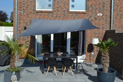 Produktbild von Vierecksonnensegel 250 x 300 cm - Polyester - Sonnensegel Farbe anthrazit