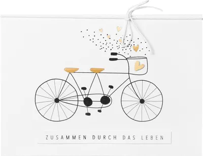 Produktbild von Räder Design Karte Pärchenkarte Zusammen Durch Das Leben