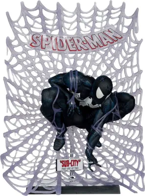 Produktbild von McFarlane Toys - Marvel Collection 1/6 Spider-Man (Spider-Man #1)(Black Suit)(Chase) 15 cm