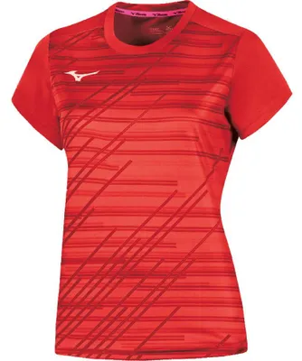 Produktbild von Mizuno Damen TEAM CHIBA Training Trikot WOS - 62EAA705, Farbe:Rot, Textil:XL