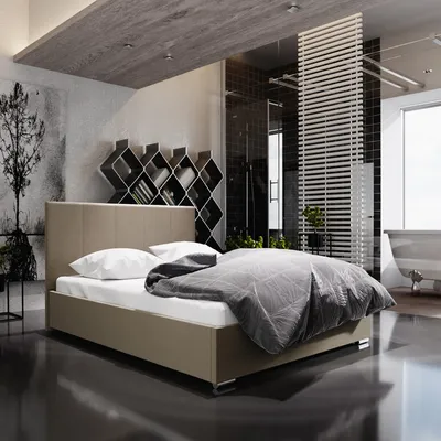 Produktbild von Ehebett mit Stauraum FLEK 6 – 180x200, beige