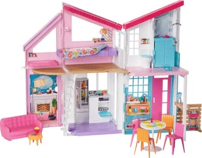 Produktbild von Barbie Malibu Haus, Puppenhaus, Barbie Stadthaus mit Zubehör