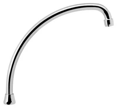 Zdjęcie produktu dla Wylewka wody, 250 mm, kształt J, chrom