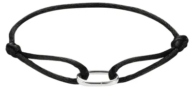 Image de Thomas Sabo C1210-001-11-L24V Bracelet textile Connect argent noir
