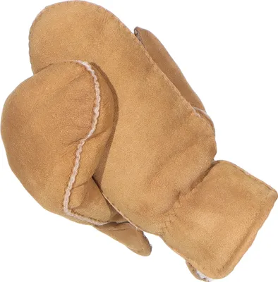 Produktbild von Damen Handschuhe Fäustlinge aus Lammfell mit Gummizug