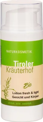 Produktbild von Bio Bodylotion fresh and light - Körper und Gesicht 100ml