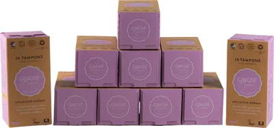 Produktbild von Ginger Organic - Tampons mit Applikator Normal - 10 x 14