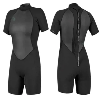 Obrázok produktu pre O'NEILL WMS REACTOR-2 2mm Back Zip Damen Shorty Spring Neoprenanzug Wetsuit schwarz - Größe: 6