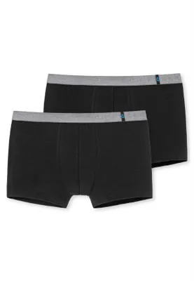 Produktbild von Schiesser unterhose männer herren boxershort 2er-Pack 95/5 schwarz 5