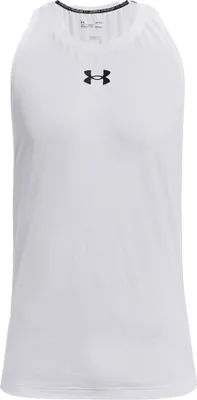Produktbild von UNDER ARMOUR Baseline Baumwoll Tank-Top Herren 100 - white/black/black S