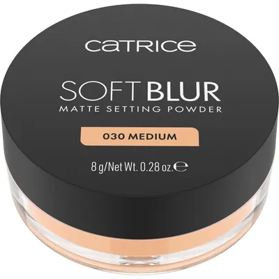 Zdjęcie produktu dla CATRICE Soft Blur Matte Setting Powder, Puder, Beżowy, 030 - Medium, 1 kol., Matowy, 8 g