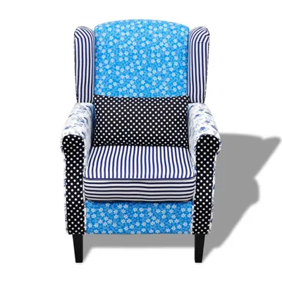 Obrázok produktu pre kreslo vidaXL s látkou Patchwork Design
