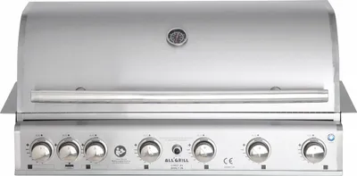 Image de ALLGRILL Gril à gaz encastrable CHEF XL Acier inoxydable Système Built-In Air, 6 brûleurs, Backburner 100939