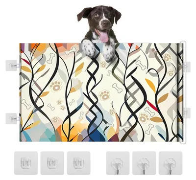 Imagen del producto de Barrera extensible para escaleras, ideal para perros y cachorros