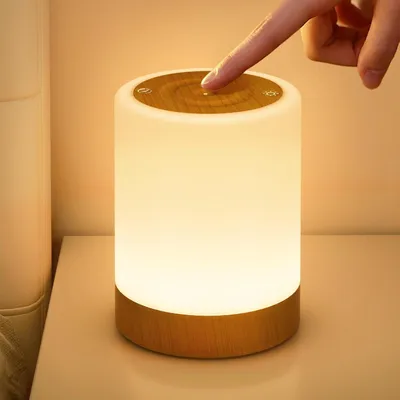 Zdjęcie produktu dla Lampka Nocna Led Dotykowa 256 Kolorów Ściemniana Usb Timer Pamięć Pokój