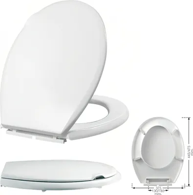 Produktbild von Weißer Toilettensitz Spezialausführung
