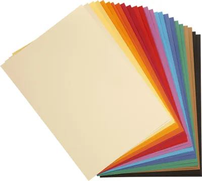 Produktbild von Clairefontaine Zeichenpapier 50x65cm 24 Blatt Lebendige Farben sortiert 960252C