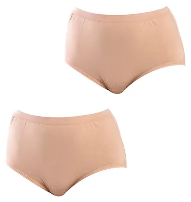 Immagine prodotto di Q-EN Confezione da 2 slip in bambù da donna taglie forti Q908R