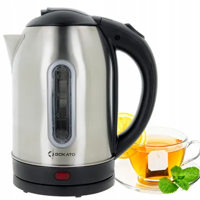 Produktbild von BOKATO KEL189 Wasserkocher Edelstahl Schnellkochend 1500W